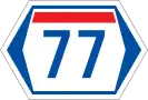 Gwangju Metropolitan City Route 77 shield}}