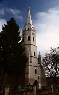 The Roman Catholic Church of Beltiug, built in 1862 from the donation of Alajos Károlyi