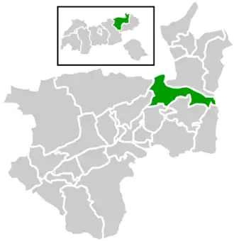 Location within Kufstein district