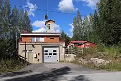 A fire station in Kuohu.