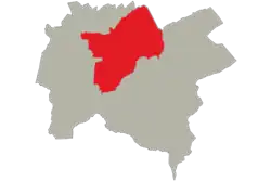 Location of Kuringen in Hasselt