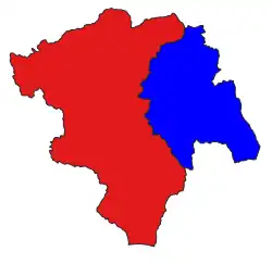Location in Monghsu district