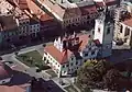 Levoča - Town hall from above