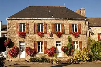 The town hall in La-Vraie-Croix