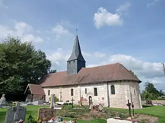 The church in La Trinité-de-Thouberville