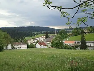 View of La Côte-aux-Fées from North-East