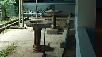 Fountain made of concrete