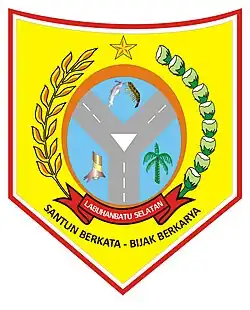 Coat of arms of South Labuhanbatu Regency