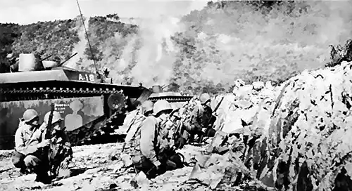 The 77th Infantry Division on Zamami Island during World War II