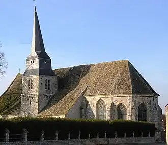 The church in Le Mesnil-Simon