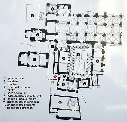 Plan of the cathedral