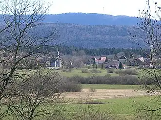 A general view of Le Vaudioux