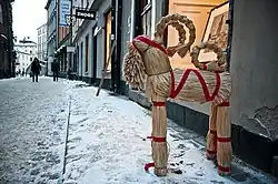 Yule goat in Stockholm
