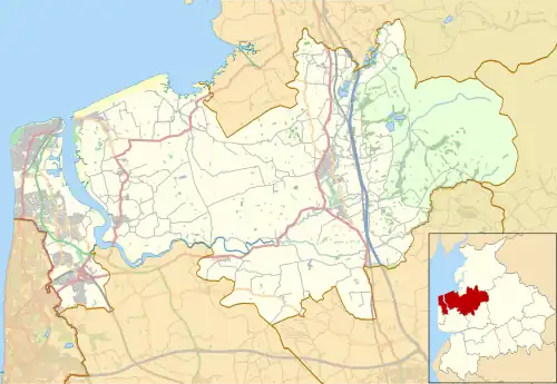 Catterall is located in the Borough of Wyre
