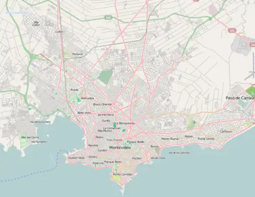 MVD is located in Montevideo