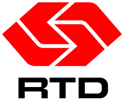 RTD logo from 1980 to 1993, designed by Saul Bass