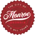 Official logo of Monroe, Georgia