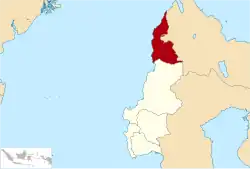 Location within West Sulawesi