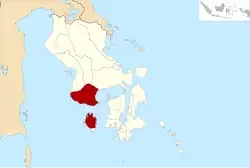 Location within Southeast Sulawesi
