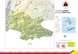 Official map of the Administrative post