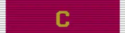 Legion of Merit Ribbon with "C" Device