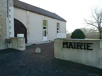 The town hall in Lonnes