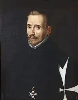 Portrait by Eugenio Caxés (c. 1627)