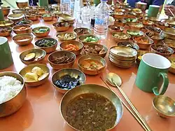 Lunch at a restaurant in Kaesong