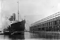RMS Lusitania at Pier 54