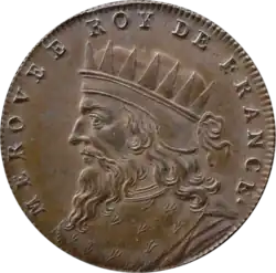 Médaille Roi de France Mérovée