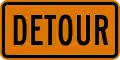 M4-8P Detour (plaque)