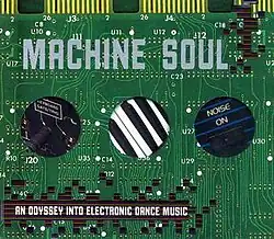 A computer chip with the album title written on it.