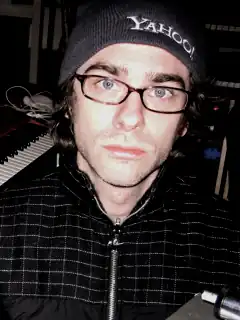 Mahaffey in his studio in 2007