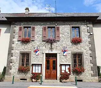 The town hall of Pers-Jussy
