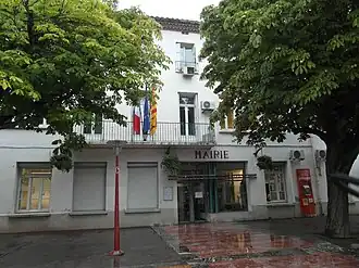 The town hall in Saint-Estève