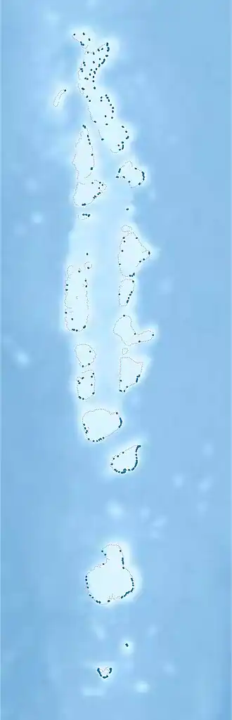 Manadhoo is located in Maldives