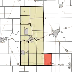Location in Miami County