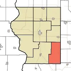 Location in Sullivan County