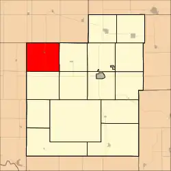 Location in Jackson County