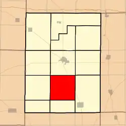 Location in Hamilton County