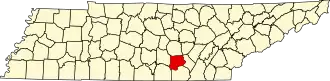 State map highlighting Grundy County