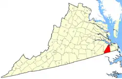 State map highlighting Suffolk