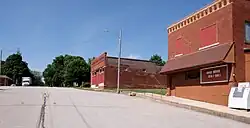 South end of Washington St. looking north.