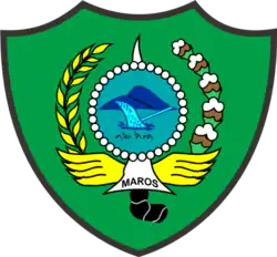 Coat of arms of Maros Regency