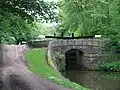 The canal then enters the Marple flight of locks.