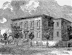 Massachusetts Charitable Eye and Ear Infirmary, Boston, Massachusetts, 1849.