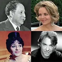 portraits of two men and two women