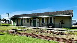 Matawhero Railway Station was moved to ECMoT site in 1995 and was restored to be able to help run the Museum's internal railway and the Makaraka section of the Moutohora Line that terminates at the museum.