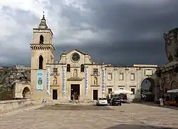 Façade and bell tower