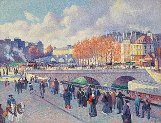 La Seine au Pont Saint-Michel, 1900